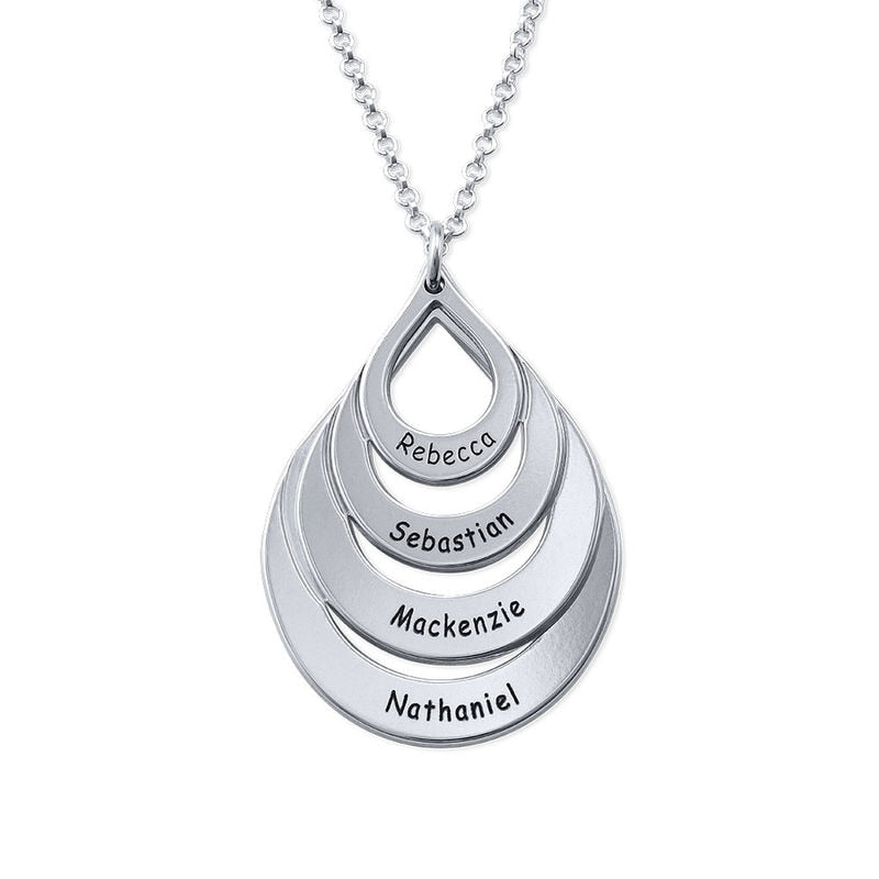 Colar com Pingente Gota com Nome Personalizado