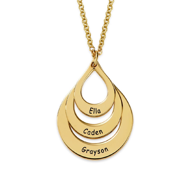 Colar com Pingente Gota com Nome Personalizado