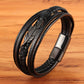 Bracelete de Couro - Feather