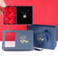 Colar com Pingente em Embalagem Especial com Rosas