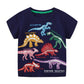 Camiseta de Algodão que brilha no escuro